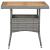 Set mobilier grădină, 5 piese, gri, poliratan, lemn acacia GartenMobel Dekor