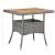 Set mobilier grădină, 5 piese, gri, poliratan, lemn acacia GartenMobel Dekor