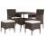 Set mobilier de grădină, 5 piese, poliratan GartenMobel Dekor