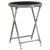 Set mobilier bistro grădină, 3 piese, gri, poliratan și sticlă GartenMobel Dekor