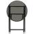 Set mobilier bistro grădină 3 piese negru poliratan și sticlă GartenMobel Dekor