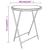 Set mobilier de grădină, 3 piese, gri, poliratan și sticlă GartenMobel Dekor