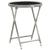 Set mobilier de grădină, 3 piese, gri, poliratan și sticlă GartenMobel Dekor