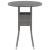 Set mobilier de grădină, 3 piese, gri, poliratan GartenMobel Dekor