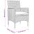 Set mobilier de grădină, 3 piese, bej, poliratan GartenMobel Dekor