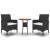 Set mobilier de grădină, 3 piese, poliratan GartenMobel Dekor