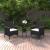 Set mobilier de grădină, 3 piese, poliratan GartenMobel Dekor