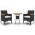 Set mobilier de grădină, 3 piese, poliratan GartenMobel Dekor