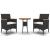 Set mobilier de grădină, 3 piese, poliratan GartenMobel Dekor