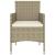 Set mobilier de grădină, 5 piese, bej, poliratan GartenMobel Dekor