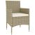 Set mobilier de grădină, 5 piese, bej, poliratan GartenMobel Dekor