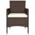 Set mobilier de grădină, 5 piese, maro, poliratan GartenMobel Dekor