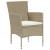 Set mobilier de grădină, 3 piese, bej, poliratan GartenMobel Dekor