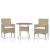 Set mobilier de grădină, 3 piese, bej, poliratan GartenMobel Dekor