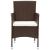 Set mobilier de grădină, 3 piese, maro, poliratan GartenMobel Dekor