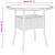Set mobilier de grădină, 3 piese, maro, poliratan GartenMobel Dekor