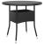 Set mobilier de grădină, 5 piese, negru, poliratan GartenMobel Dekor