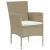 Set mobilier de grădină, 5 piese, bej, poliratan  GartenMobel Dekor