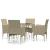 Set mobilier de grădină, 5 piese, bej, poliratan  GartenMobel Dekor