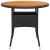 Set mobilier de grădină, 5 piese, negru, poliratan GartenMobel Dekor