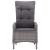 Set mobilier grădină, 5 piese, gri, poliratan, lemn acacia GartenMobel Dekor