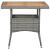 Set mobilier grădină, 5 piese, gri, poliratan, lemn acacia GartenMobel Dekor