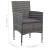 Set mobilier de grădină, 11 piese, gri, poliratan GartenMobel Dekor