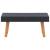Set mobilier de grădină cu perne, 4 piese, negru, poliratan GartenMobel Dekor