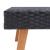 Set mobilier de grădină cu perne, 4 piese, negru, poliratan GartenMobel Dekor