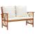 Set mobilier grădină cu perne, 5 piese, lemn masiv de acacia GartenMobel Dekor
