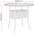 Set mobilier de grădină, 5 piese, negru, poliratan GartenMobel Dekor