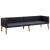 Set mobilier de grădină cu perne, 3 piese, negru, poliratan GartenMobel Dekor