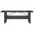 Set mobilier de exterior cu perne, 7 piese, negru, poliratan GartenMobel Dekor