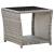 Set mobilier de grădină cu perne, 3 piese, gri, poliratan GartenMobel Dekor