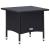 Set mobilier de grădină cu perne, 3 piese, negru, poliratan GartenMobel Dekor