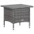 Set mobilier de grădină cu perne, 3 piese, gri, poliratan GartenMobel Dekor