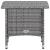 Set mobilier de grădină cu perne, 3 piese, gri, poliratan GartenMobel Dekor