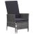 Set mobilier de grădină cu perne, 3 piese, gri, poliratan GartenMobel Dekor