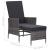 Set mobilier de grădină cu perne, 3 piese, gri, poliratan GartenMobel Dekor