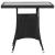 Set mobilier de grădină, 3 piese, negru, poliratan GartenMobel Dekor