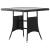 Set mobilier de grădină, 5 piese, negru, poliratan GartenMobel Dekor