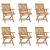 Set mobilier grădină, 7 piese, lemn masiv de tec GartenMobel Dekor