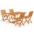 Set mobilier de grădină, 5 piese, lemn masiv de tec GartenMobel Dekor