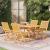 Set mobilier de grădină, 5 piese, lemn masiv de tec GartenMobel Dekor