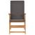 Set mobilier de grădină cu perne gri, 7 piese, lemn masiv tec GartenMobel Dekor