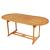 Set mobilier de grădină cu perne gri, 9 piese, lemn masiv tec GartenMobel Dekor