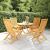 Set mobilier de grădină, 5 piese, lemn masiv de tec GartenMobel Dekor