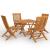 Set mobilier de grădină, 5 piese, lemn masiv de tec GartenMobel Dekor