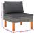 Set mobilier de grădină cu perne, 6 piese, gri, poliratan GartenMobel Dekor