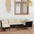 Set mobilier de grădină cu perne, 6 piese, negru, poliratan GartenMobel Dekor